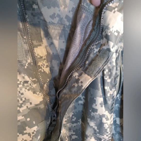 M R camo jacket army gen 3 soft shell army issued full zip Sz XL - Picture 2 of 14